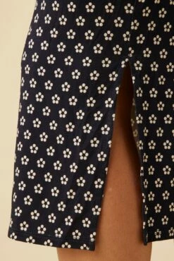 Castile Viscose Knit Dress - Mia Dot -AMOUR VERT Sales 10078 Castille Viscose Mia Dot 5