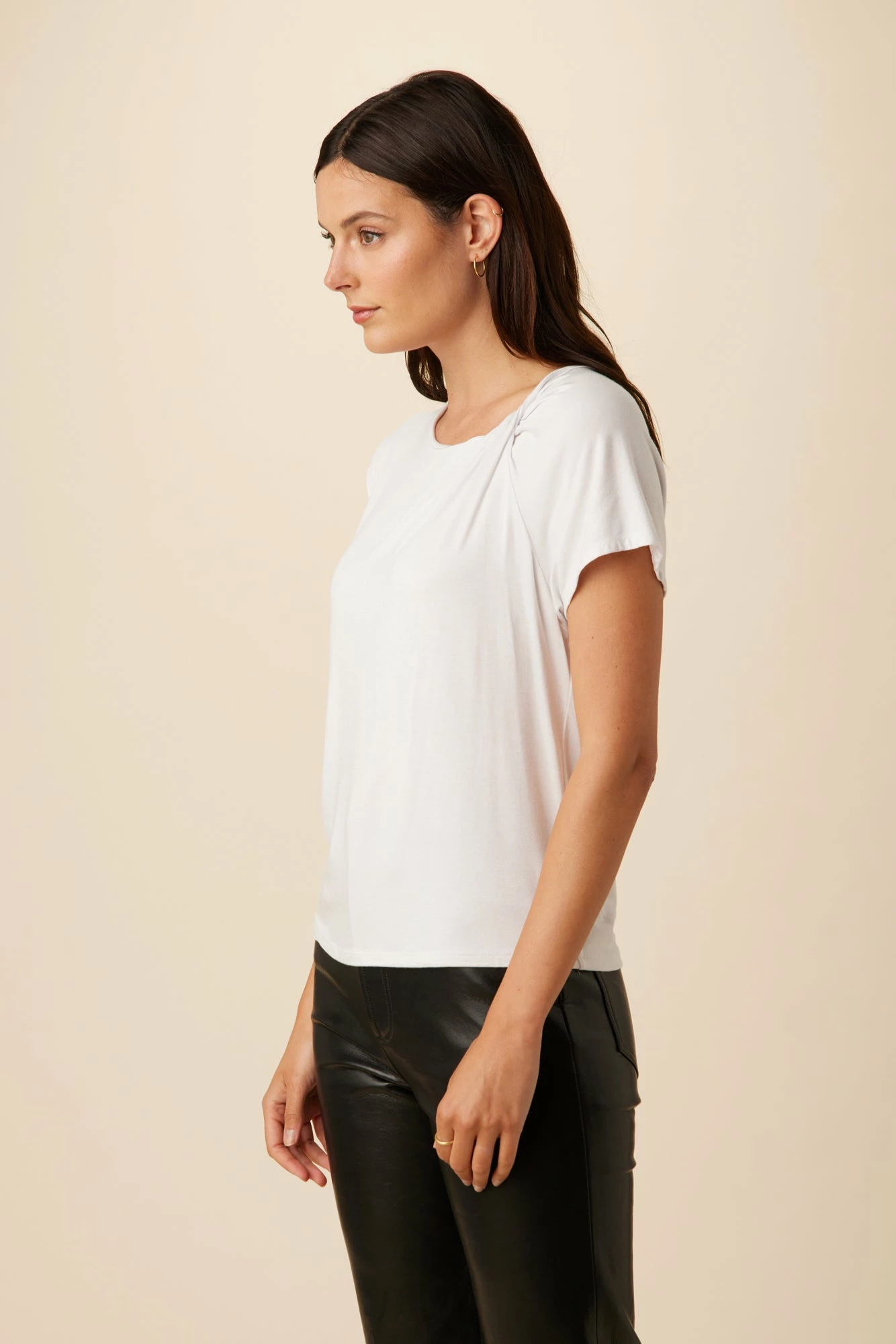 Mallorca Dream Knit Tee - White 4 Mallorca Dream Knit Tee - White - Image 2