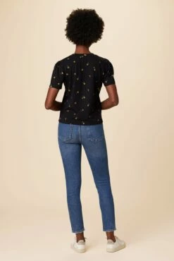 Odilia Reverie Knit Tee - Positano -AMOUR VERT Sales 10089 Odilia Positano 3