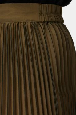 Blaze Skirt - Bronzed Olive -AMOUR VERT Sales 10108 Blaze Pleated Bronzed Olive 5