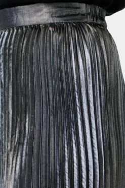 Blaze Skirt - Pewter -AMOUR VERT Sales 10108 Blaze Pleated Pewter 5