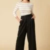 Holland Tencel Twill Pant - Black -AMOUR VERT Sales 10160 Holland Twill Black 4