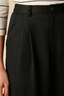 Holland Tencel Twill Pant - Black -AMOUR VERT Sales 10160 Holland Twill Black 5