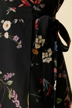 Ivy Washable Silk Dress - Marin Floral -AMOUR VERT Sales 10165 Ivy Silk Marin Floral 4