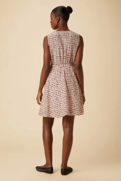 Ivy Washable Silk Dress - Valencia Dot Pink 8 Ivy Washable Silk Dress - Valencia Dot Pink -AMOUR VERT Sales 10165 Ivy Valencia Dot 3