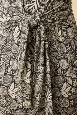 Colombe Viscose Knit Dress - Nina Black -AMOUR VERT Sales 10176 SS Colombe Viscose Knit Nina Black 4