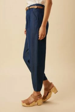 Larisa Denim Tencel Pant - Indigo 9 Larisa Denim Tencel Pant - Indigo -AMOUR VERT Sales 10226 Larisa Denim Indigo 2