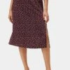 Ollie Washable Silk Skirt - Doucet Dot Vineyard -AMOUR VERT Sales 10235 Ollie Silk Doucet Dot Vineyard 1