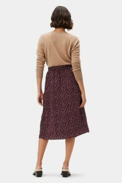 Ollie Washable Silk Skirt - Doucet Dot Vineyard -AMOUR VERT Sales 10235 Ollie Silk Doucet Dot Vineyard 3