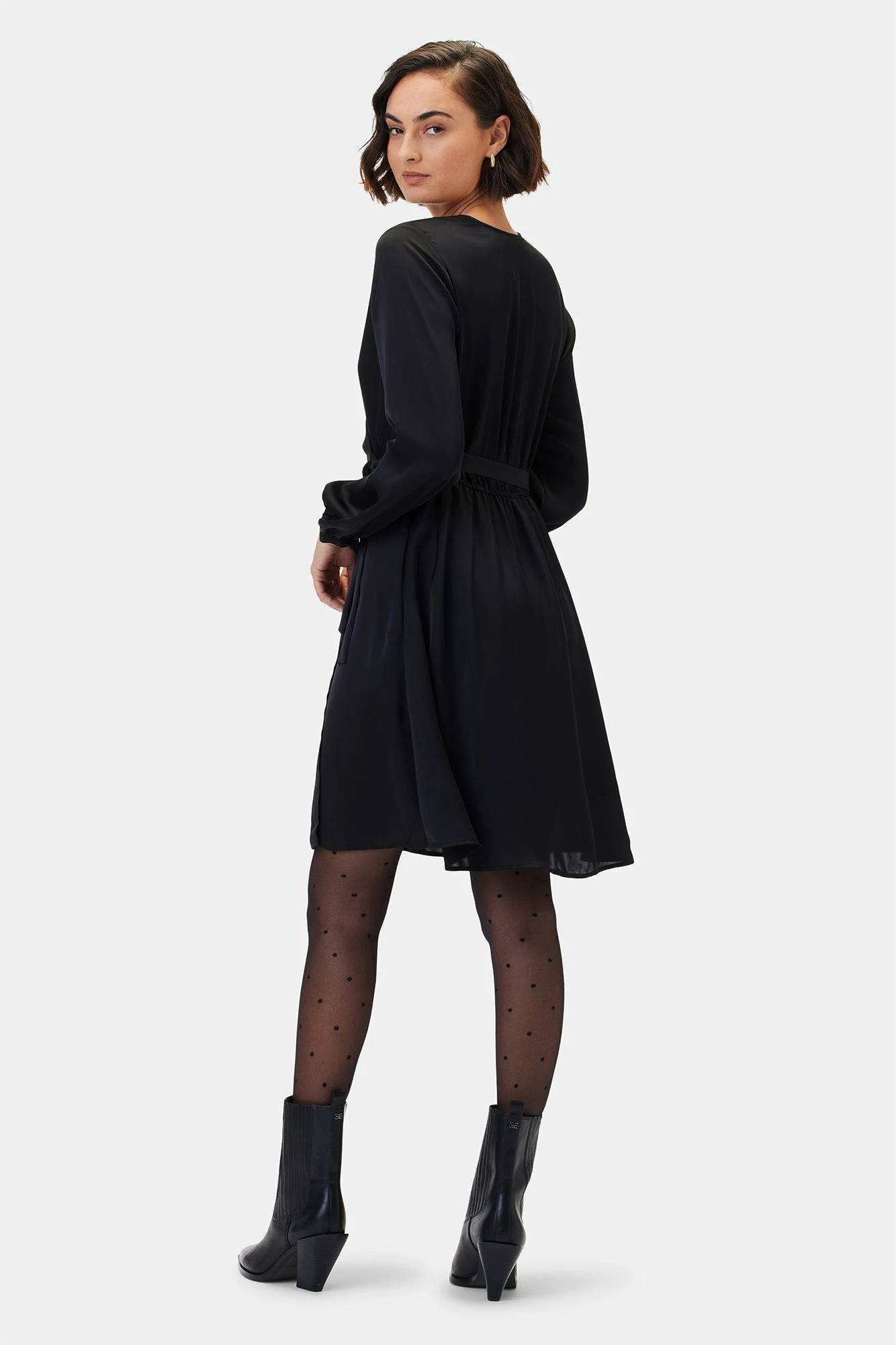 Ivy Long Sleeve Dress - Black 5 Ivy Long Sleeve Dress - Black - Image 3