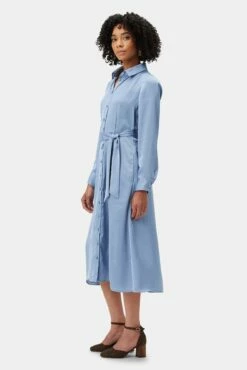 Joyce Dress - Horizon -AMOUR VERT Sales 10296 LS Joyce Polyester Horizon 2