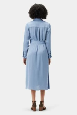 Joyce Dress - Horizon -AMOUR VERT Sales 10296 LS Joyce Polyester Horizon 3