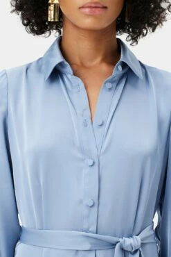 Joyce Dress - Horizon -AMOUR VERT Sales 10296 LS Joyce Polyester Horizon 4