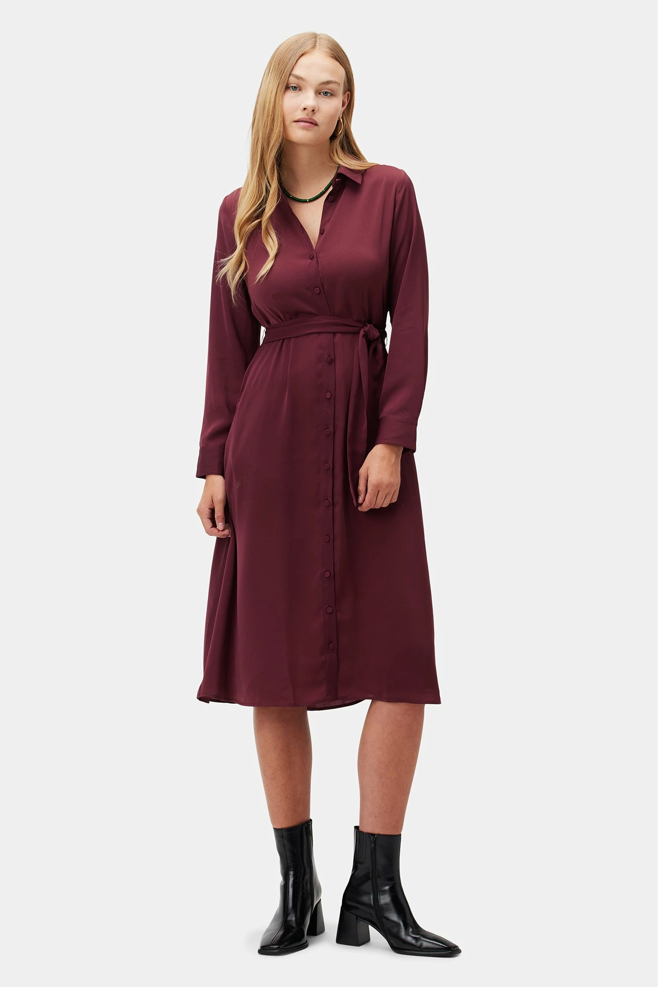 Joyce Dress - Plum 4 Joyce Dress - Plum - Image 2