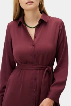Joyce Dress - Plum 9 Joyce Dress - Plum -AMOUR VERT Sales 10296 LS Joyce Polyester Plum 4