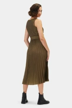 Cambria Dress - Bronzed Olive -AMOUR VERT Sales 10312 Cambria Bronzed Olive 3