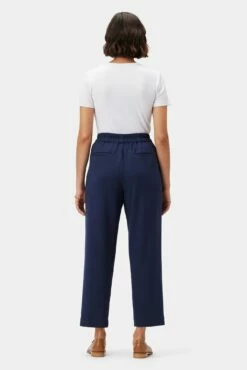 Roni Cotton Modal Spandex Pant - Navy -AMOUR VERT Sales 10368 Roni Navy 3