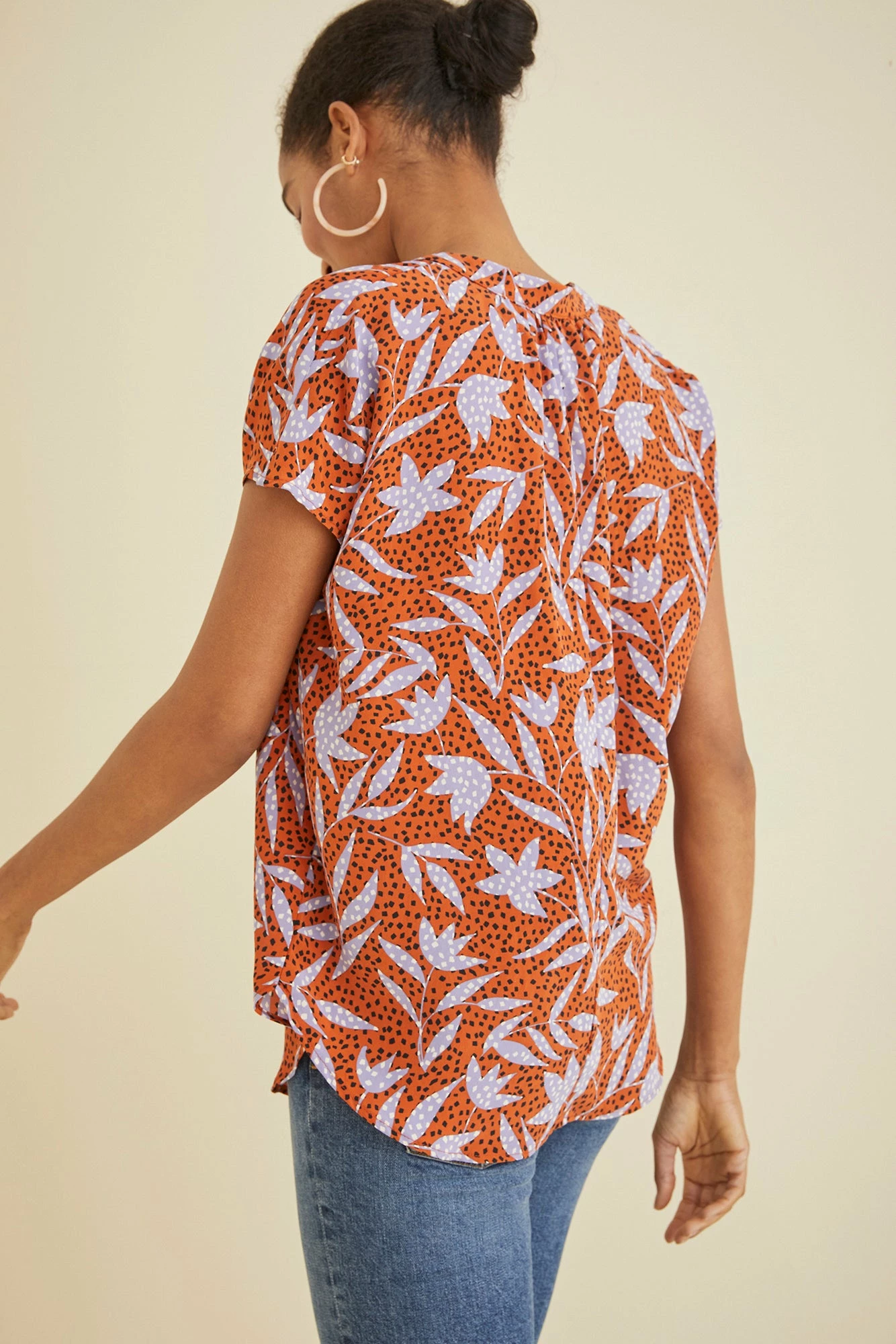 Renata Washable Silk Blouse - Escape Floral 5 Renata Washable Silk Blouse - Escape Floral - Image 3