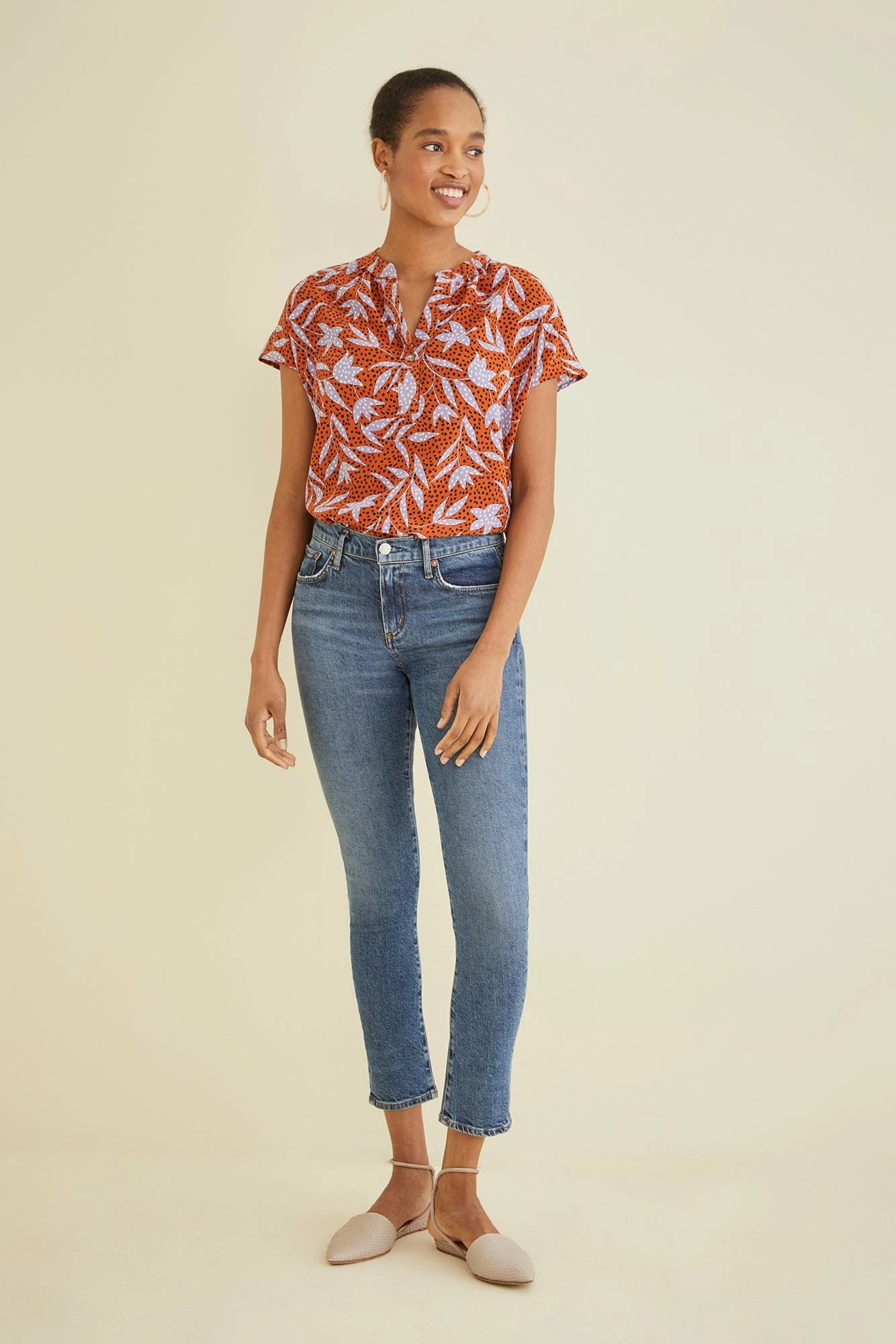 Renata Washable Silk Blouse - Escape Floral 4 Renata Washable Silk Blouse - Escape Floral - Image 2