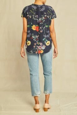 Renata Washable Silk Blouse - Provence Floral -AMOUR VERT Sales 1068 Renata Provence 3751 web 96aaf915 0ef0 4603 b860 bbc4b8a9468f