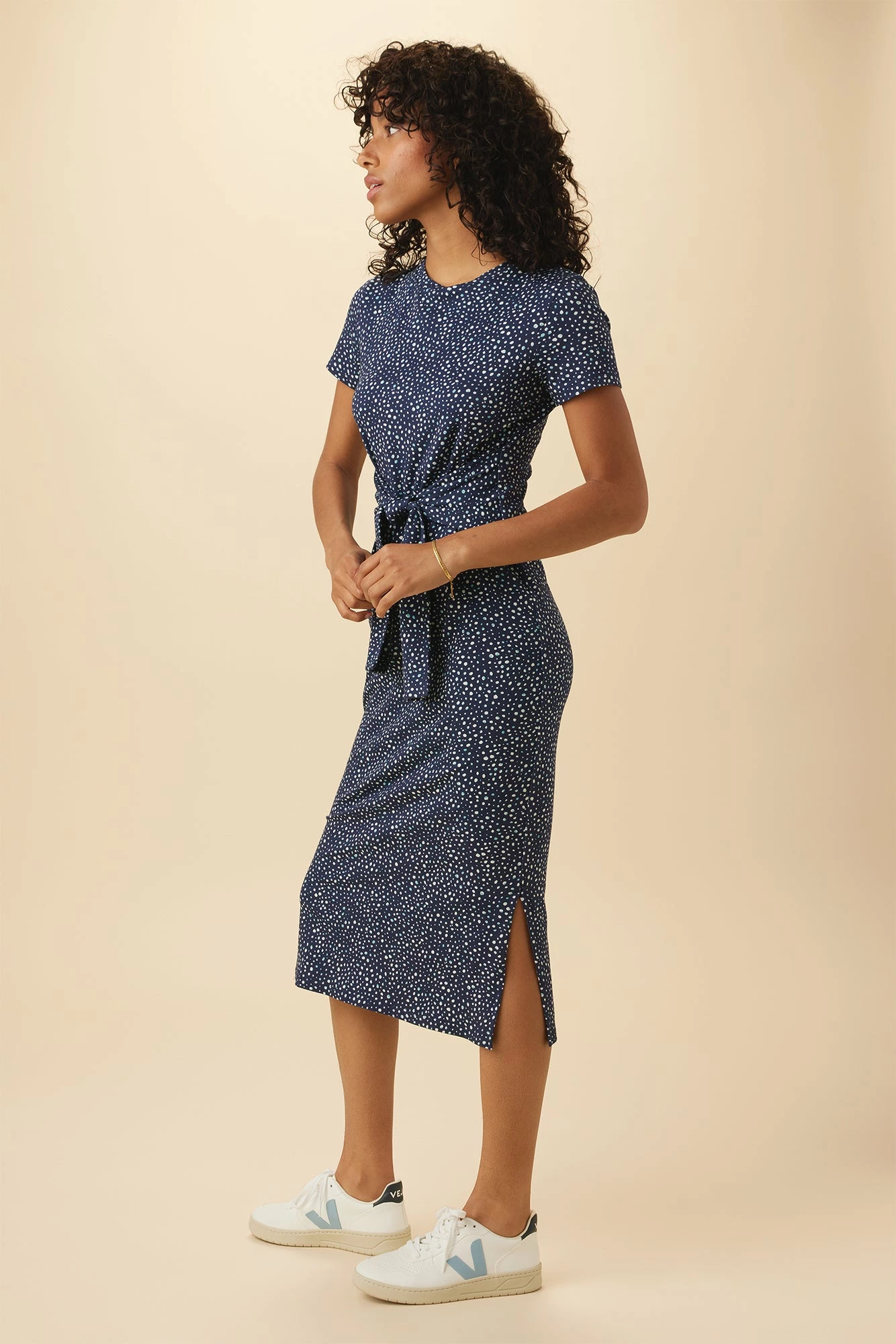 Colombe Reverie Knit Dress - Trieste Dot 4 Colombe Reverie Knit Dress - Trieste Dot - Image 2