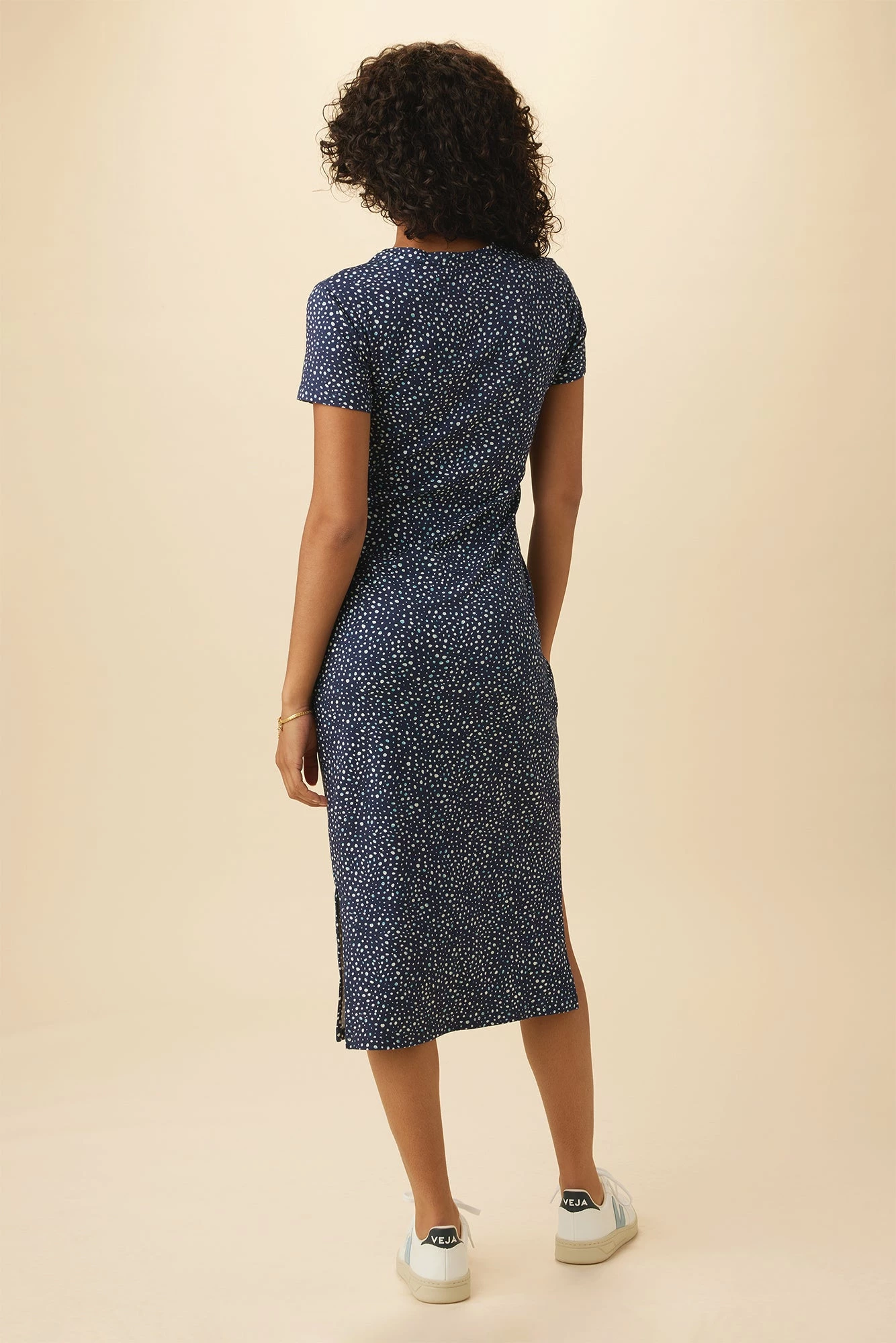 Colombe Reverie Knit Dress - Trieste Dot 5 Colombe Reverie Knit Dress - Trieste Dot - Image 3