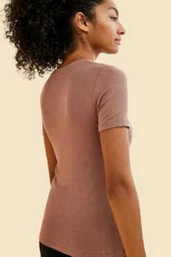 Talin Dream Rib Tee -AMOUR VERT Sales 1329 Jada 2x1 Rib Dark Nutmeg 9842 web
