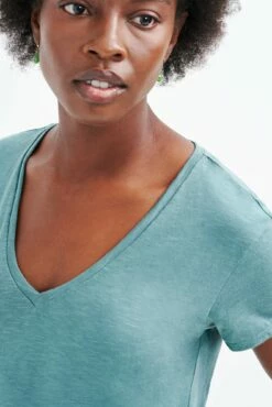 Joline Reverie Slub Tee - Eucalyptus -AMOUR VERT Sales 1334 Joline Eucalyptus 1402 web 7cd66527 aa23 4c22 bac3 2b00f61e1775