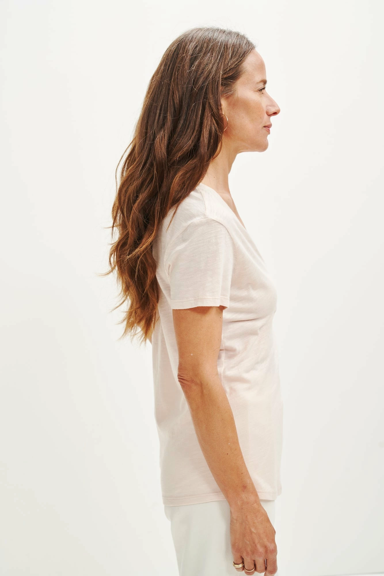 Joline Reverie Slub Tee - Peony 9 Joline Reverie Slub Tee - Peony - Image 7