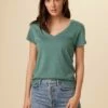 Joline Reverie Slub Tee - Pine -AMOUR VERT Sales 1334 Joline Pine 1
