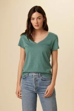 Joline Reverie Slub Tee - Pine
