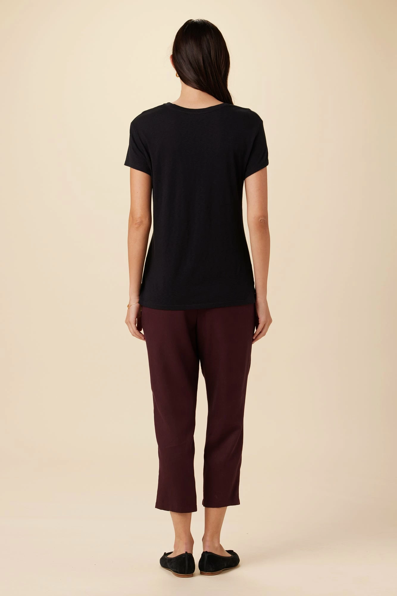 Leif Reverie Slub Tee - Black 4 Leif Reverie Slub Tee - Black - Image 2