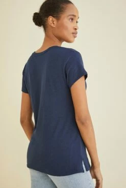 Leif Reverie Slub Tee - Navy -AMOUR VERT Sales 1335 Leif Navy 1263 web ba727f6c 5239 4d38 a129 2f3e705f7612