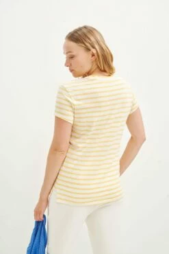 Leif Reverie Slub Tee - Yellow Stripe Slub -AMOUR VERT Sales 1335 Leif Slub Yellow Stripe 2513 web 06700d99 18ec 49f6 9b2b 63f60c1dae8b