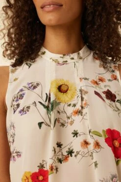 Jocelyn Washable Silk Blouse - Provence Ivory -AMOUR VERT Sales 1364R1 Jocelyn Provence Ivory 4