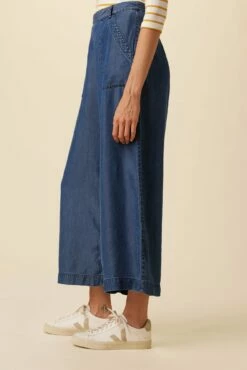 Gracie Eco Chambray Pant - Indigo -AMOUR VERT Sales 1398R1 Gracie Indigo 2