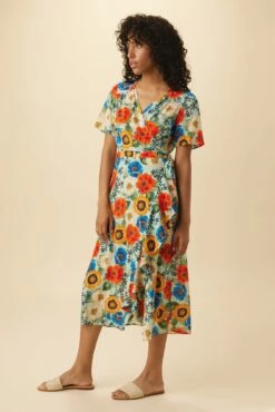 Luella Washable Silk Dress - Devon Floral -AMOUR VERT Sales 16 10181 Luella Devon Floral 2