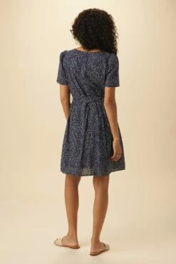 Ria Organic Cotton Dress - Trieste Dot -AMOUR VERT Sales 17 10218 Ria Cotton Trieste Dot 3