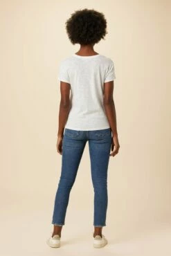 Leif Reverie Slub Tee - White -AMOUR VERT Sales 18 1335 Leif White 3