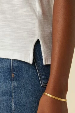 Leif Reverie Slub Tee - White -AMOUR VERT Sales 18 1335 Leif White 4