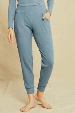 Skylar Paris Rib Joggers - Horizon
