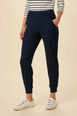 Skylar Paris Rib Joggers - Ocean