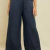 Mabel Cottonseed Cupro Pajama Pants - Navy -AMOUR VERT Sales 211013 AV October ECOMM 0222MabelNavy 5186 9629a540 be4e 4dcf 8ac6 0159c6544915