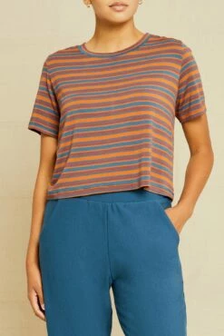 Tara Dream Knit Cropped Tee