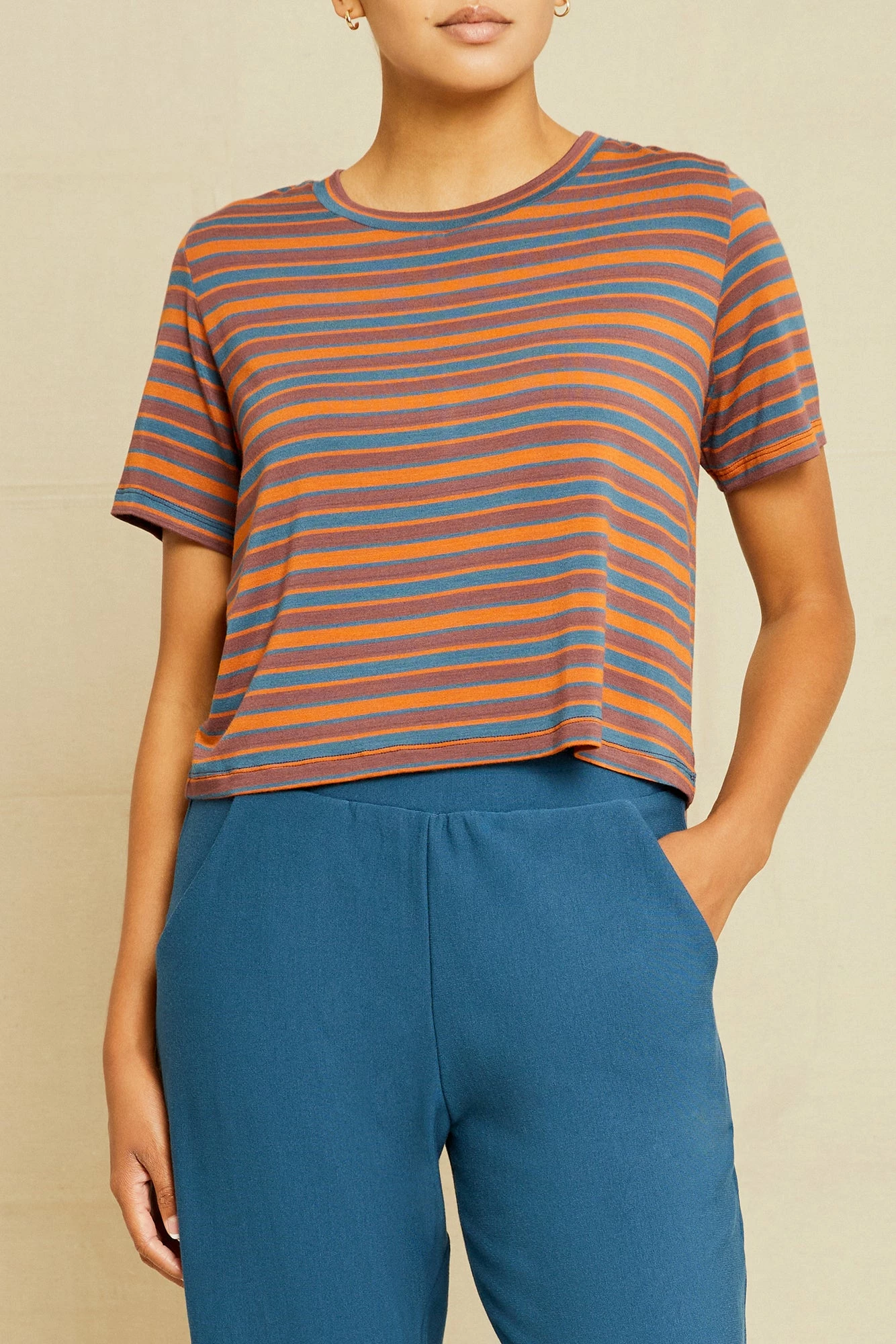 Tara Dream Knit Cropped Tee 3 Tara Dream Knit Cropped Tee