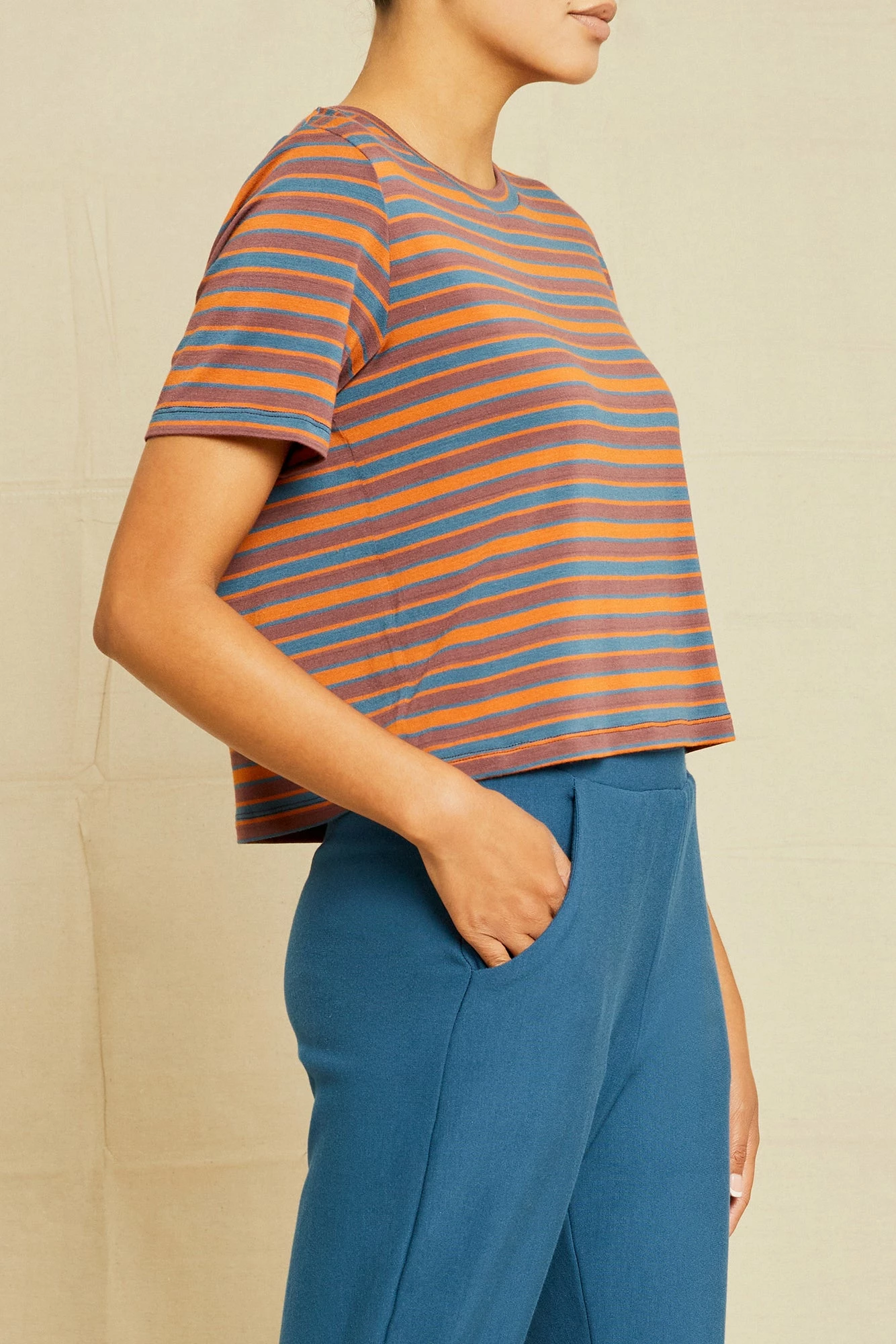 Tara Dream Knit Cropped Tee 4 Tara Dream Knit Cropped Tee - Image 2