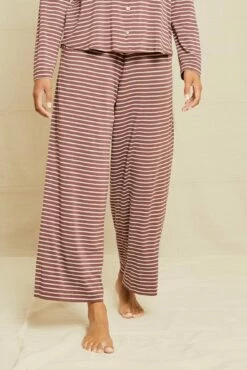 Lark Dream Knit Pajama Pants - Maple Dawn Stripe