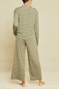 Lark Dream Knit Pajama Pants - Vine And Rose -AMOUR VERT Sales 211013 AV October ECOMM 0236LarkPJBottomAmsterdamStripeVineRose 6058 web a43f21ce 2bbd 4128 b3ba eddf5f7a2221