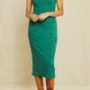 Lux Sleeveless Dress - Jadeite