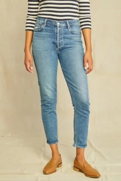 AGOLDE Nico High Rise Slim Fit Jean - Betray